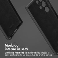 Accezz Cover in Pelle con MagSafe Samsung Galaxy S24 Ultra - Onyx Black