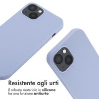 imoshion Cover in Silicone con Cordino Apple iPhone 13 - Viola