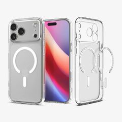 Spigen Cover Posteriore Ultra Ibrida con MagSafe Apple iPhone 17 Pro - Frost White