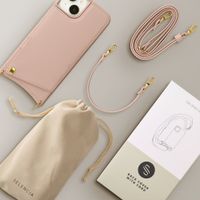 Selencia Cover per telefono Nova con cordino e portacarte Apple iPhone 14 / 13 - Dusty Rose
