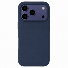 Accezz Cover in silicone liquido con MagSafe Apple iPhone 18 Pro Max / 17 Pro Max - Blu scuro