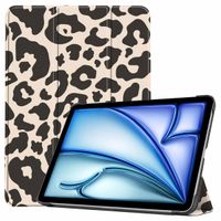 imoshion Cover Trifold Design Apple iPad Air 13 pollici (2026) M4 / (2025) M3 / (2024) M2 - Leopard