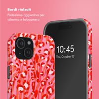 Selencia Cover posteriore Vivid con MagSafe Apple iPhone 15 - Wild Spots Lipstick