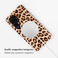 Selencia Cover posteriore Vivid con MagSafe Samsung Galaxy S25 Ultra - Wild Leo