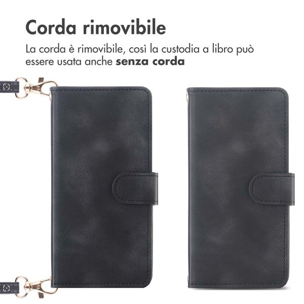 imoshion Cover a libro con Cordino Samsung Galaxy A17 (5G) / (4G) - Nero