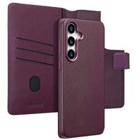 Accezz Cover in pelle 2 in 1 con MagSafe Samsung Galaxy S25 Ultra - Heath Purple