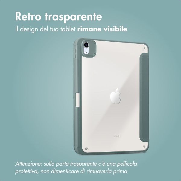 imoshion Cover Origami Apple iPad Air 13 pollici (2026) M4 / (2025) M3 / (2024) M2 - Verde scuro