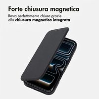 imoshion Bookcase trasparente con MagSafe Apple iPhone 17 Pro - Nero