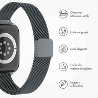 imoshion Cinturino sottile Milanese Apple Watch | 38/40/41/42 mm - Indigo