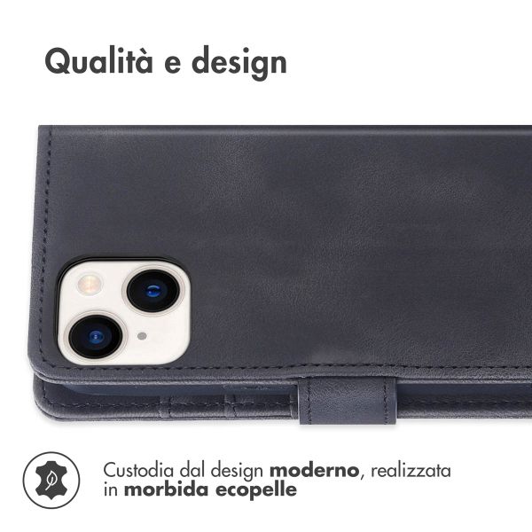 imoshion Cover a libro con Cordino Apple iPhone 15 - Nero
