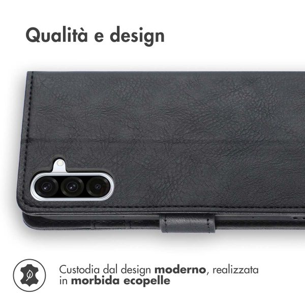 imoshion Cover a libro di Lusso Samsung Galaxy A36 - Nero