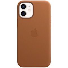 Apple Cover in Pelle MagSafe  iPhone 12 Mini  - Saddle Brown