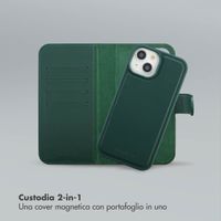 Selencia Libreria rimovibile Olyn con MagSafe Apple iPhone 15 - Verde