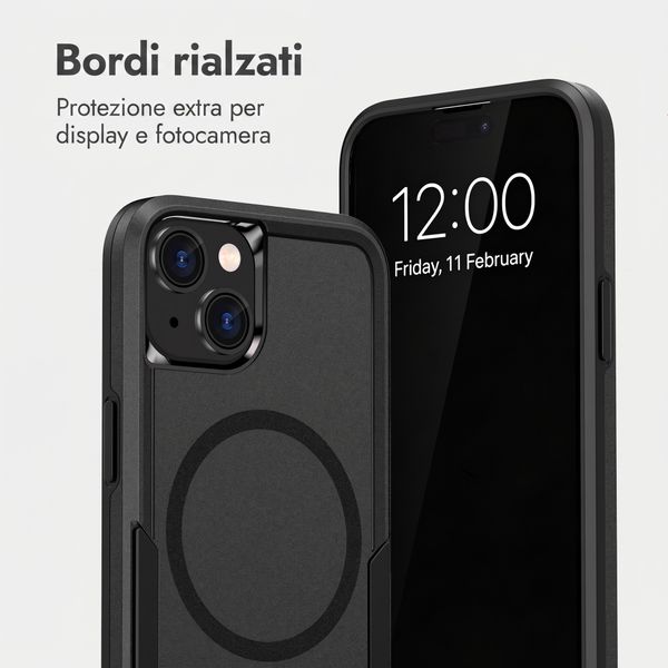 imoshion Cover posteriore con MagSafe Apple iPhone 14 / 13 - Nero