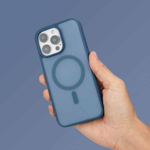 imoshion Cover posteriore Color Guard con MagSafe Apple iPhone 15 Pro Max - Blu scuro