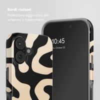 Selencia Cover Posteriore Vivid Apple iPhone 17 - Art Wave Black