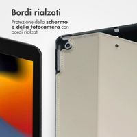 Accezz Cover Tablet Classica Apple iPad 9 (2021) 10.2 pollici / iPad 8 (2020) 10.2 pollici / iPad 7 (2019) 10.2 pollici - Greige