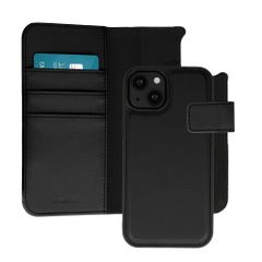 imoshion Cover a libro di lusso 2-in-1 rimovibile Apple iPhone 13 - Nero