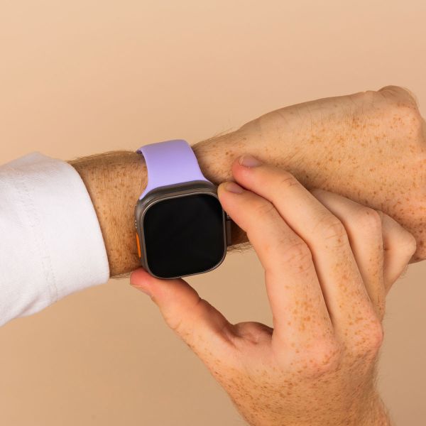 imoshion Cinturino in silicone⁺ Apple Watch | 44/45/46/49 mm - Taglia M/L - Lilla