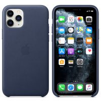 Apple Cover in Pelle iPhone 11 Pro - Midnight Blue