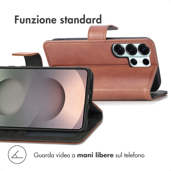 imoshion Cover a libro di Lusso Samsung Galaxy S26 Ultra - Marrone