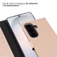 Selencia Cover a libro in vera pelle Samsung Galaxy S26 - Dusty Pink