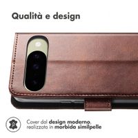 imoshion Cover a libro di Lusso Google Pixel 10 / 10 Pro - Marrone scuro