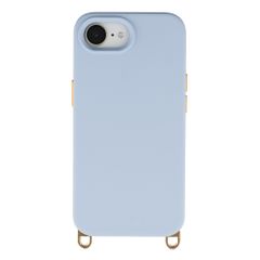 Selencia Rivièra MagSafe Backcover met afneembare haakjes Apple iPhone 17e / 16e - Powder Blue