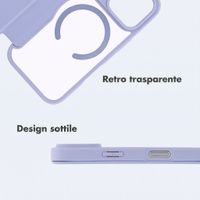 imoshion Bookcase trasparente con MagSafe Apple iPhone 18 Pro / 17 Pro - Lilla