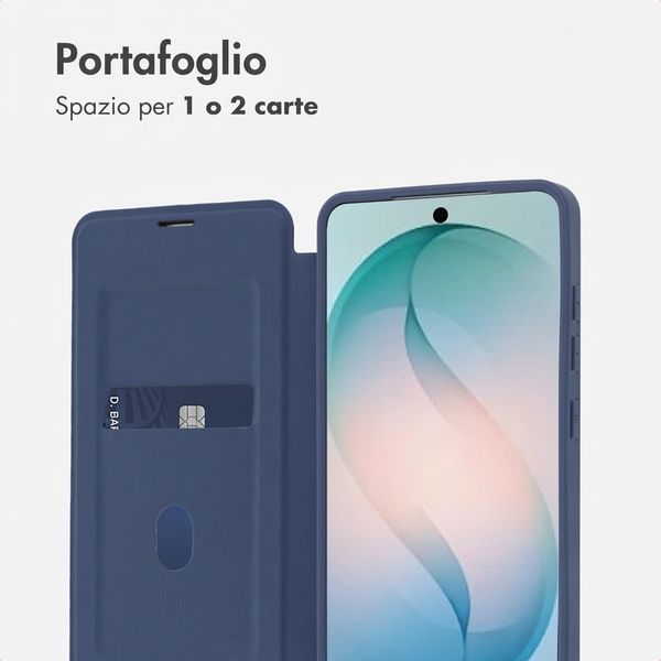 imoshion Bookcase trasparente con MagSafe Samsung Galaxy S26 Ultra - Blu
