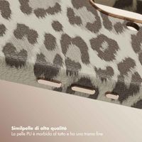 Selencia Cover Sabi Stampa pantera con MagSafe Apple iPhone 16 - Soft Ivory