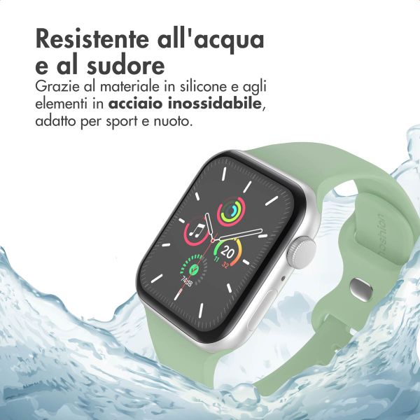 imoshion Cinturino in silicone⁺ Apple Watch | 38/40/41/42 mm - Taglia S/M - Pistachio