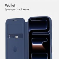 imoshion Bookcase trasparente con MagSafe Apple iPhone 17 Pro - Blu
