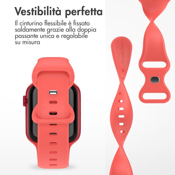 imoshion Cinturino in silicone⁺ Apple Watch | 44/45/46/49 mm - Taglia M/L - Coral