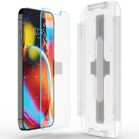 Spigen Vetro temperato GLAStR EZ Fit, confezione da 2 + Applicatore Apple iPhone 13 Pro Max