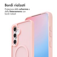 imoshion Cover posteriore Color Guard con MagSafe Samsung Galaxy S24 FE - Rosa chiaro