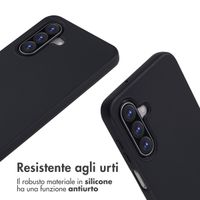 imoshion Cover in Silicone con Cordino Samsung Galaxy A17 (5G) / (4G) - Nero