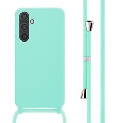 imoshion Cover in Silicone con Cordino Samsung Galaxy A35 - Menta verde