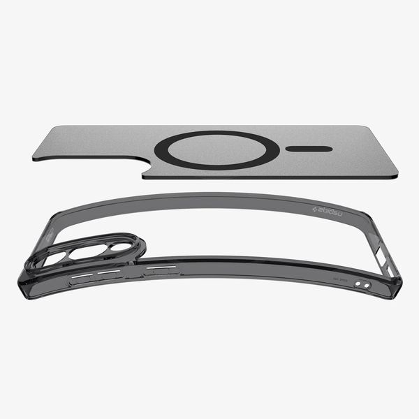 Spigen Cover Posteriore Ultra Ibrida con MagSafe Samsung Galaxy S25 Edge - Frost Black