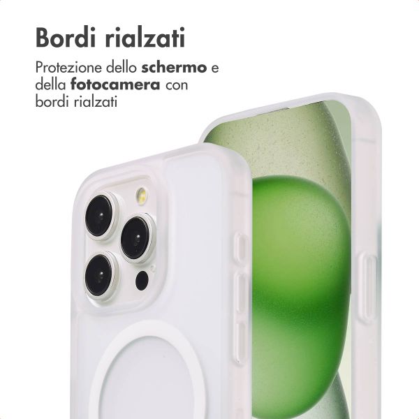 imoshion Cover posteriore Color Guard con MagSafe Apple iPhone 15 Pro - Bianco