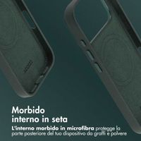 Accezz Cover in Pelle con MagSafe Apple iPhone 17 Pro Max - Cedar Green