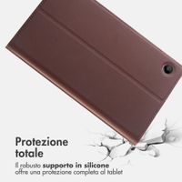 Accezz Cover Tablet Classica Samsung Galaxy Tab A11 Plus - Marrone