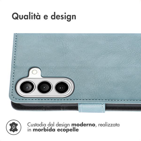 imoshion Cover a libro di Lusso Samsung Galaxy S26 - Azzurro
