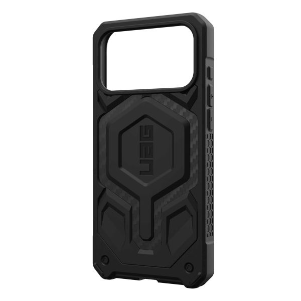 UAG Cover Posteriore Monarch Pro Apple iPhone 17 Pro - Carbon Fiber