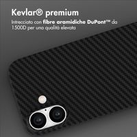 Accezz Cover MagSafe Kevlar® Apple iPhone 16 - Nero