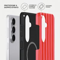 Burga Cover Posteriore Resistente con MagSafe Samsung Galaxy S26 - Pomegranate
