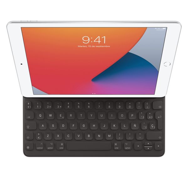 Apple Smart Folio Keyboard Apple iPad 9 (2021) 10.2 / iPad 8 (2020) 10.2 / iPad 7 (2019) 10.2 / Air 3 (2019) / Pro 10.5 (2017) - QWERTY / ESP - Nero