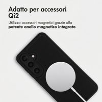 Accezz Backcover Edge con MagSafe Samsung Galaxy S25 - Nero