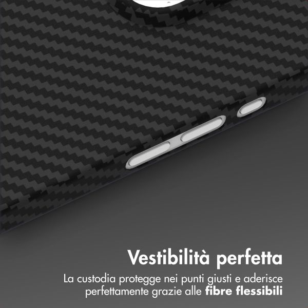 Accezz Cover MagSafe Kevlar® Apple iPhone 15 Pro - Nero