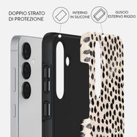 Burga Cover Posteriore Resistente Samsung Galaxy S25 - Almond Latte